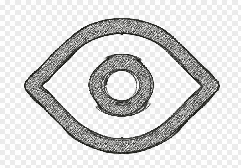 Metal Hardware Accessory Eye Icon On See PNG