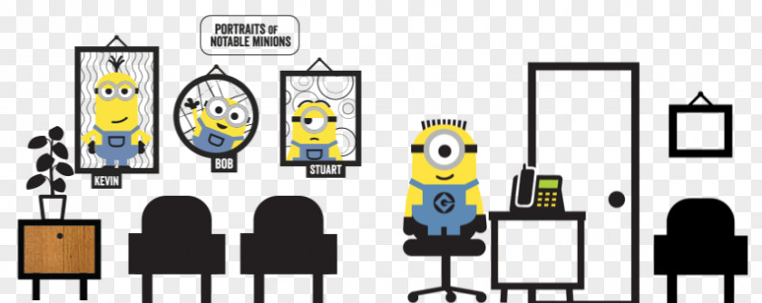 Reception Table Minions Goggles Despicable Me Illumination Animated Film PNG