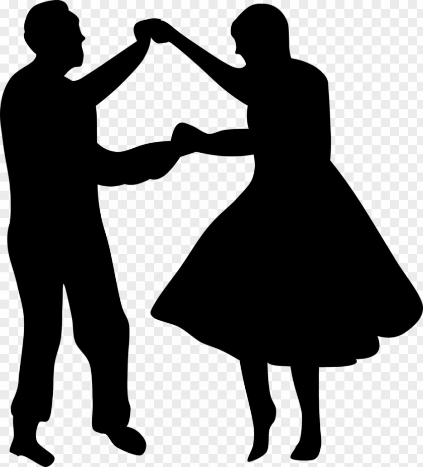 Silhouette Partner Dance Clip Art PNG