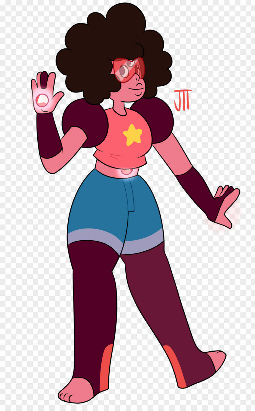 Cherry Blossom Garnet Stevonnie Art PNG