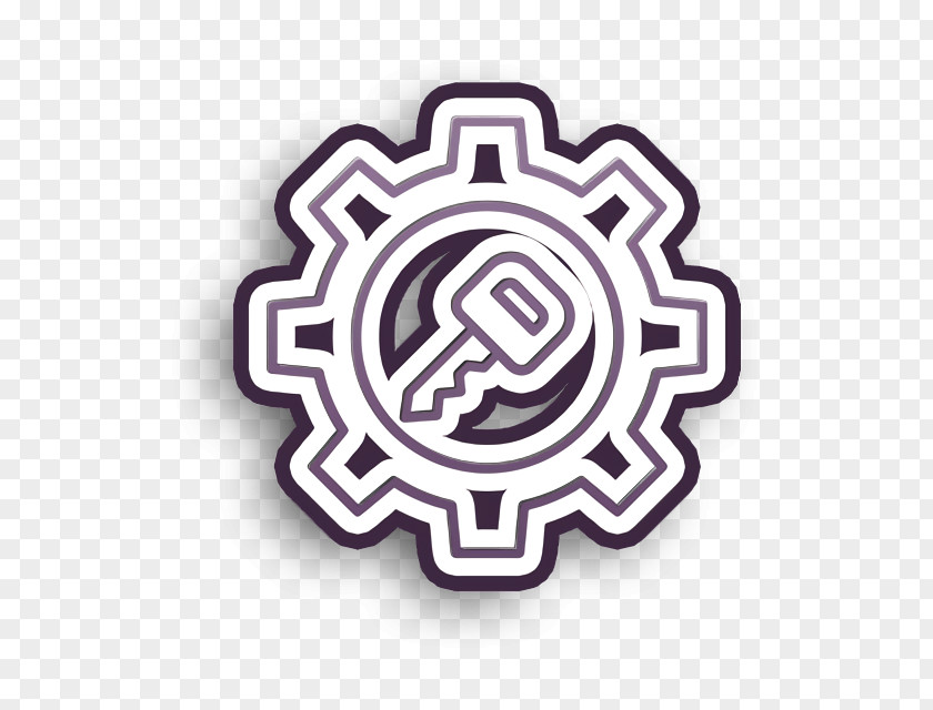 Cyber Icon Gear Key PNG