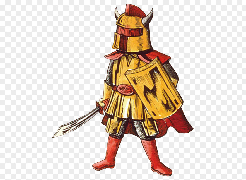Hero Viking Knight Cartoon PNG