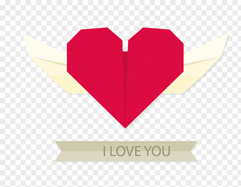 Origami Hearts Valentine's Day Package PNG