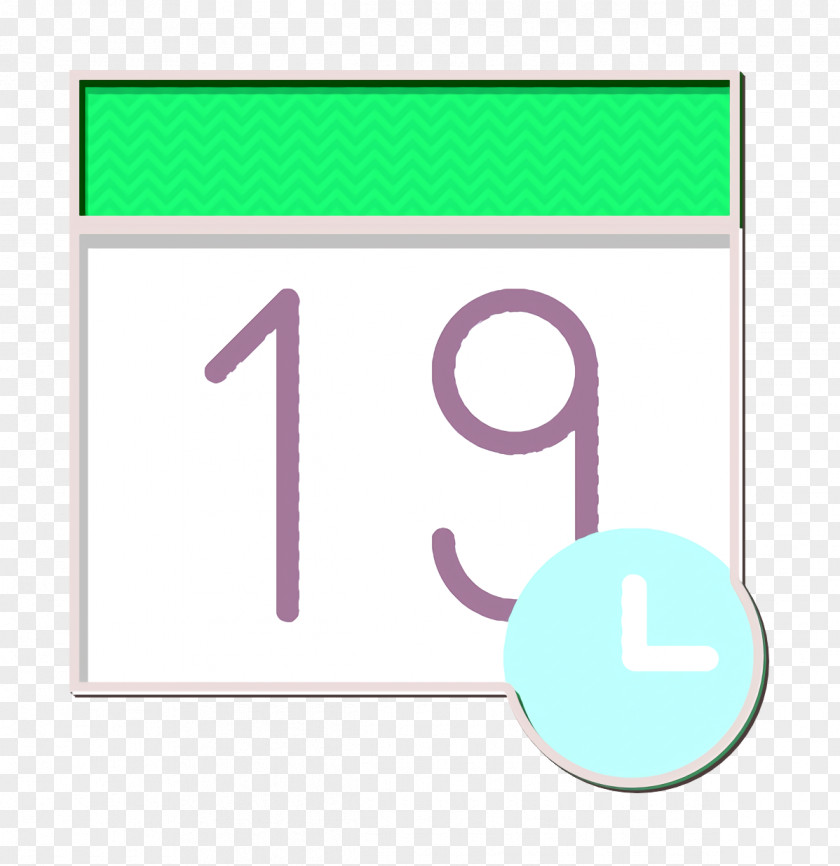 Rectangle Number Calendar Icon Interaction Assets PNG