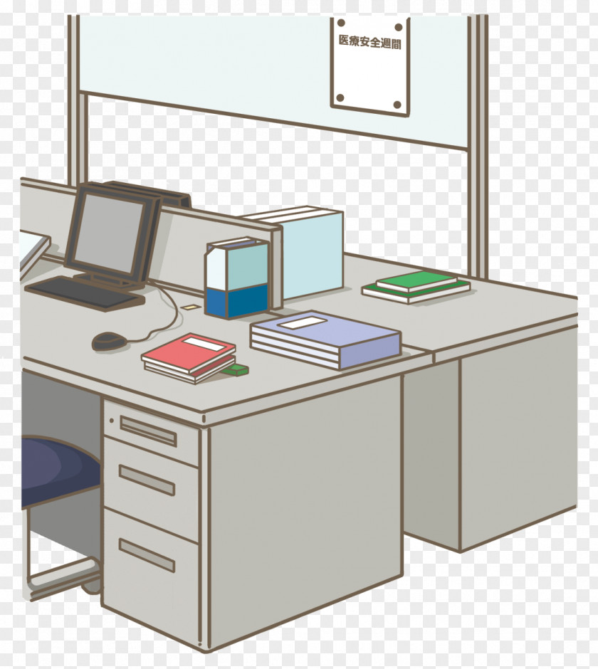 Roo Desk Office File Cabinets 事務 PNG
