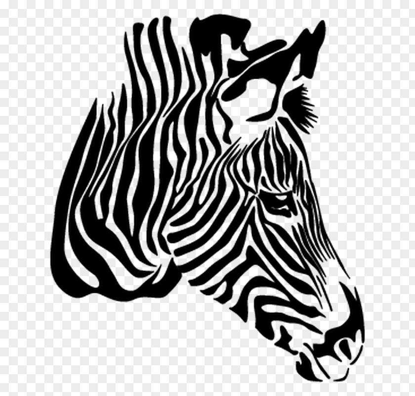 Silhouette Zebra Clip Art PNG