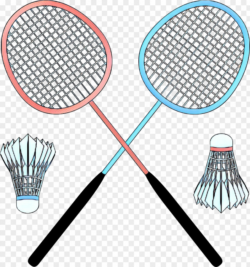 Sports Equipment Speed Badminton Pop Art Retro Vintage PNG