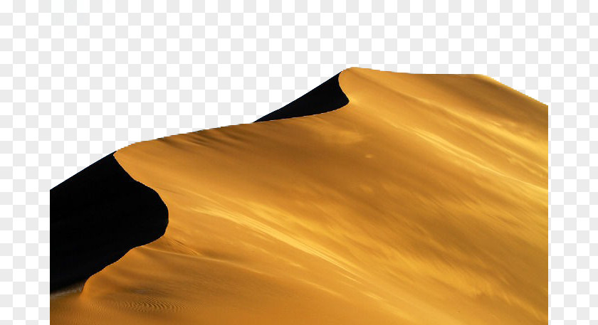 Dark Corner Of Golden Sand Desert Gold PNG