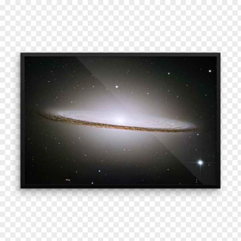 Galaxy Sombrero Disc Hubble Space Telescope PNG