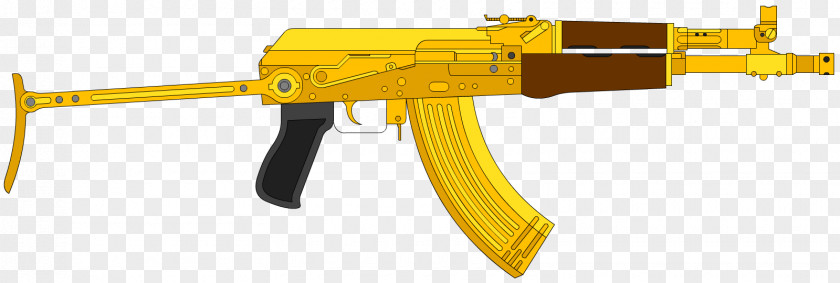 AK47 AK-47 Firearm Gold Weapon Execution Of Saddam Hussein PNG