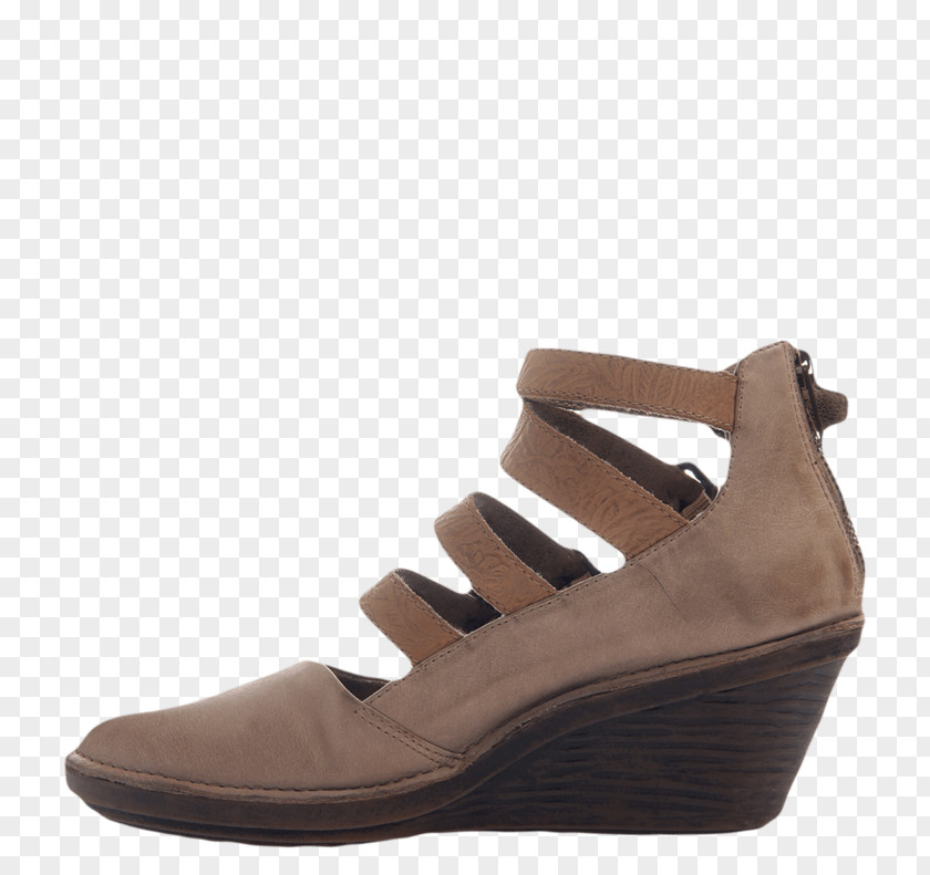 Boot Shoe Suede Sandal Wedge PNG