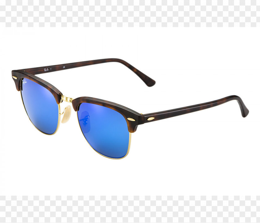 Gold Frame Material Ray-Ban Mirrored Sunglasses Browline Glasses PNG