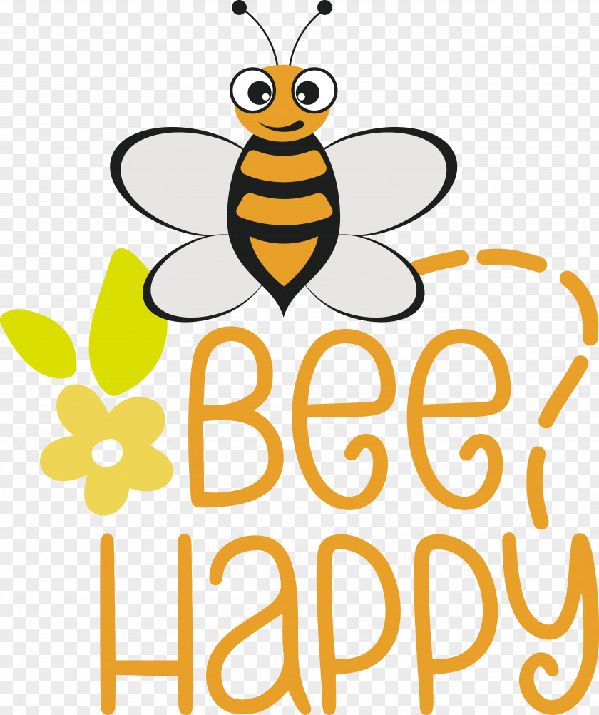 Honey Bee Bees Refrigerator Magnet Insects Small PNG