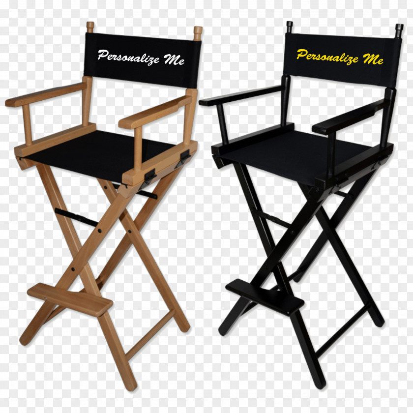 Table Director's Chair Furniture Folding PNG