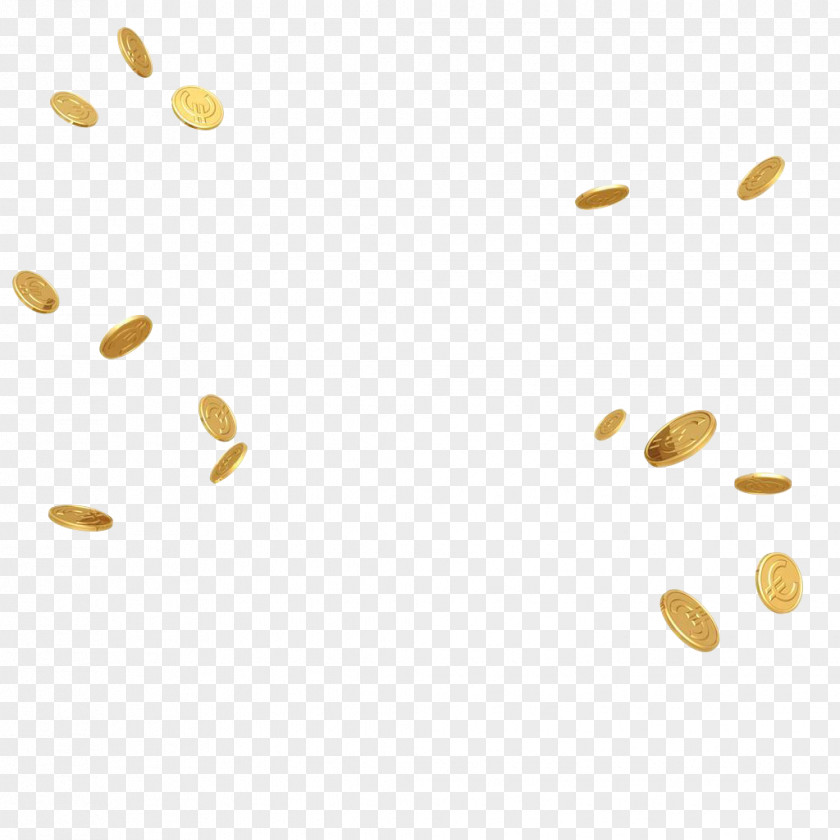 Drop Coins Gold Coin PNG