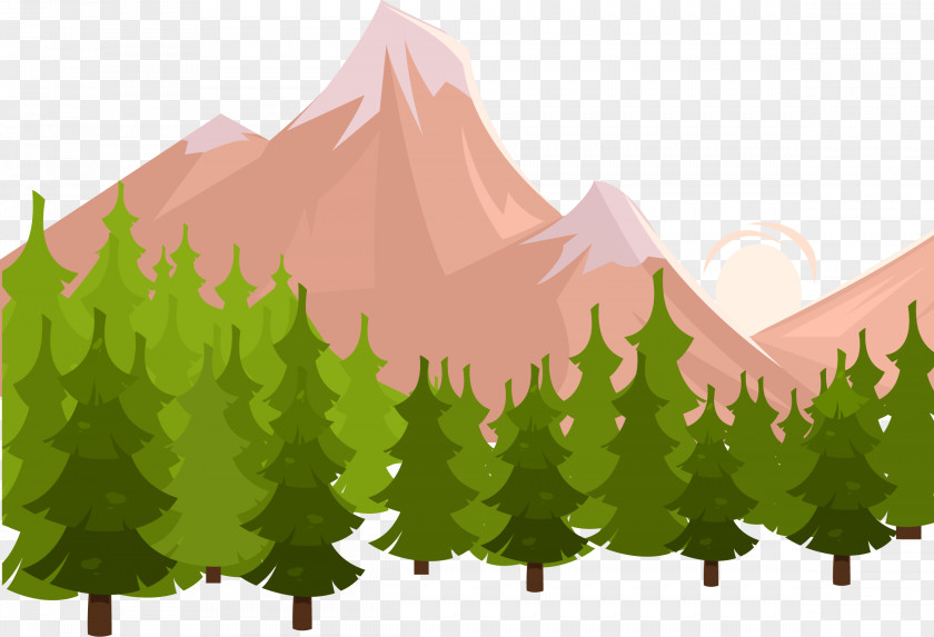 Forest Snow Mountain Ad Blocking Icon PNG