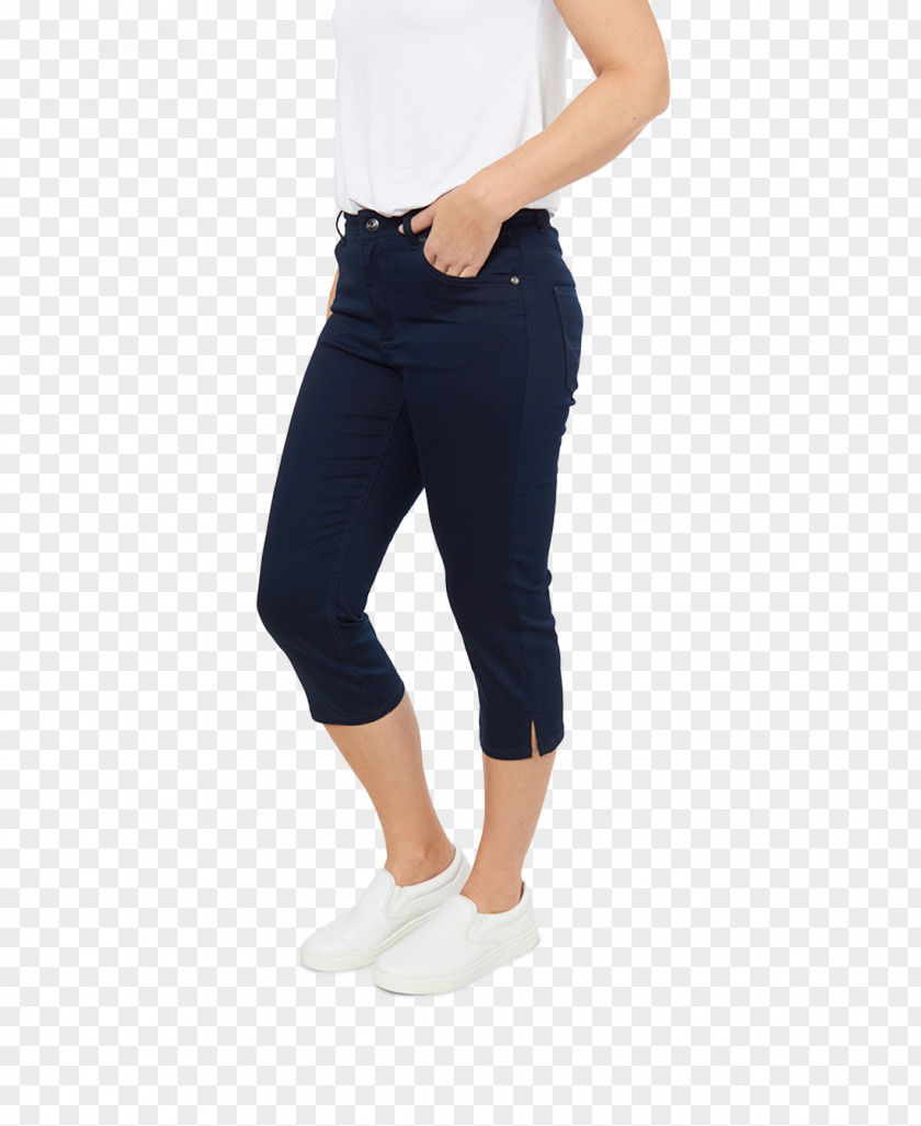 Jeans Capri Pants Waist Leggings PNG