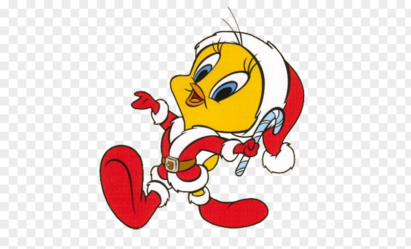 Tweety Bird Sylvester Clip Art Christmas Day Looney Tunes PNG