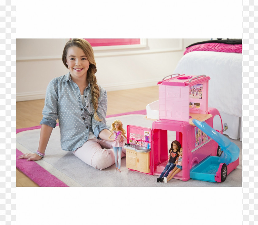Barbie Car Campervans Toy Doll PNG