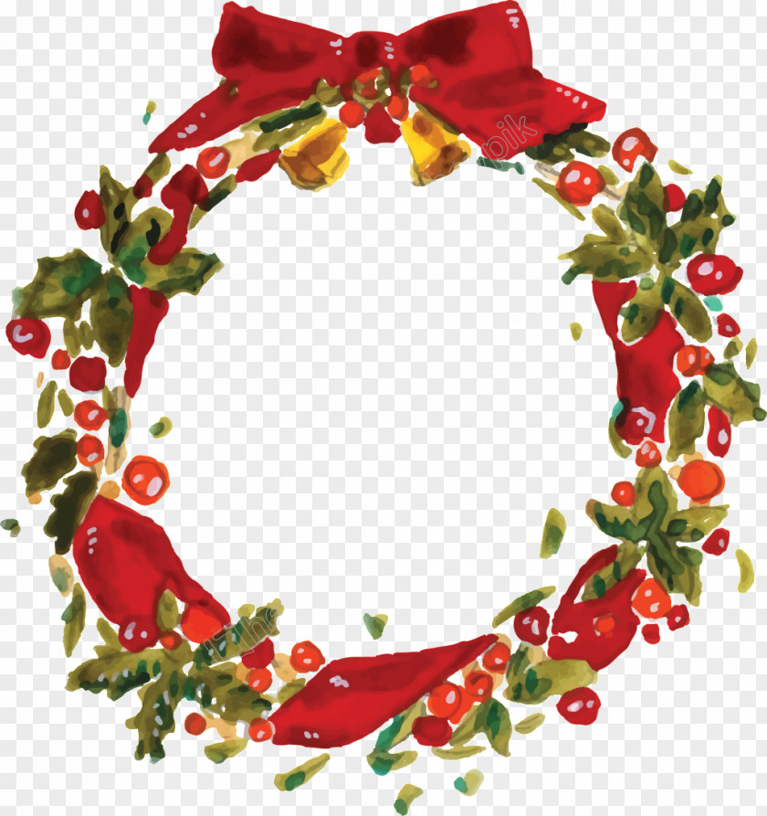 Christmas Day Wreath Vector Graphics Decoration Ornament PNG