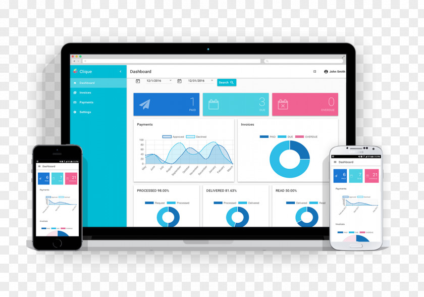 Clique Invoice Business Payment PNG