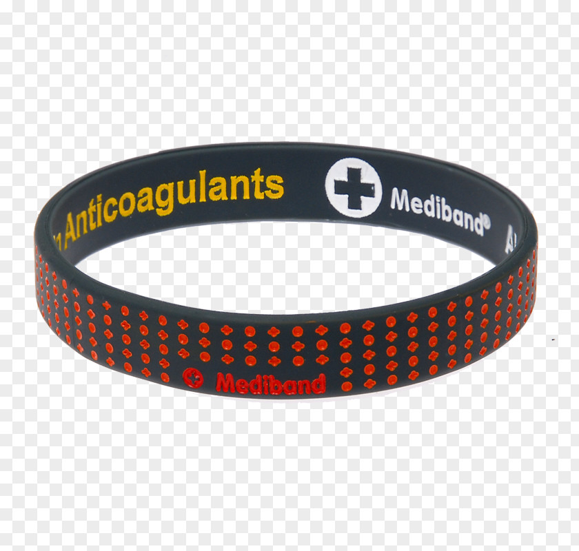 Anticoagulants Medical Alert Symbol Wristband Bracelet Bangle Product Font PNG