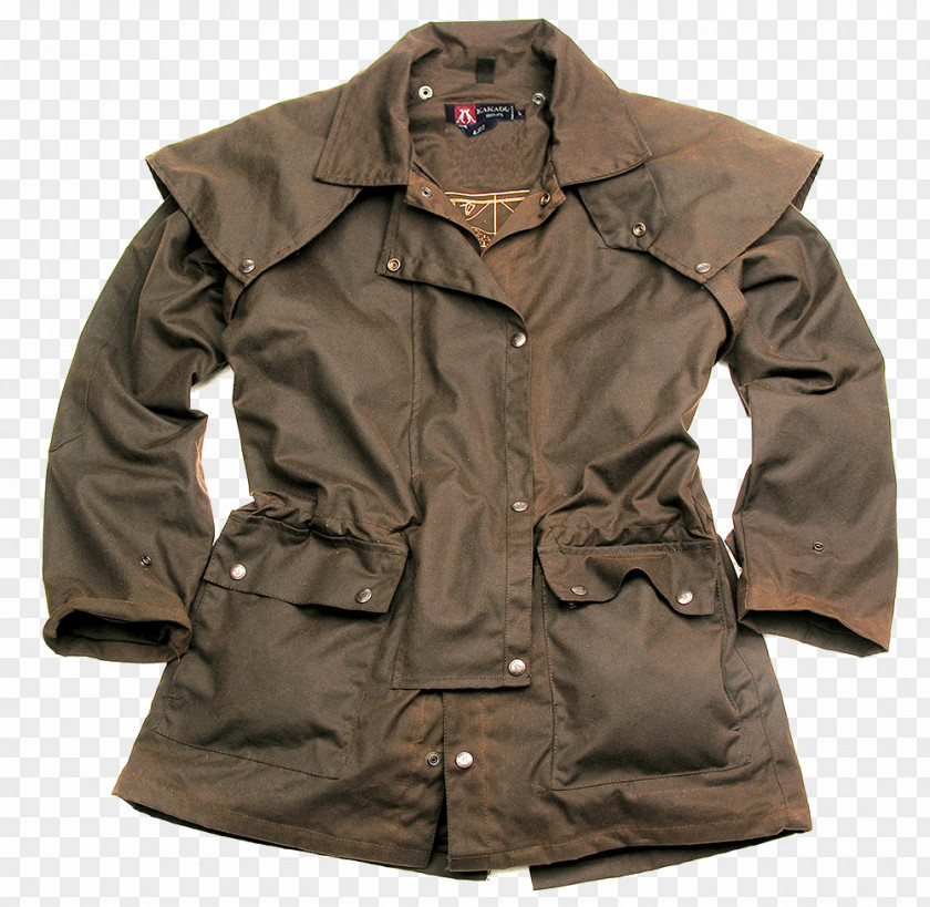 Australia Oilskin Jacket Duster Coat PNG