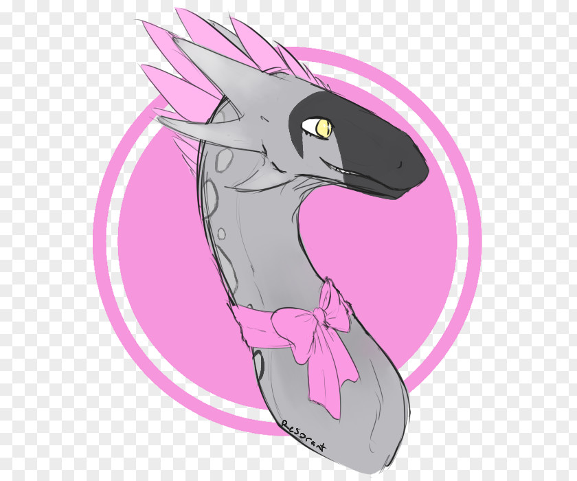 Doodle PLANE Beak Cartoon Pink M Mammal PNG