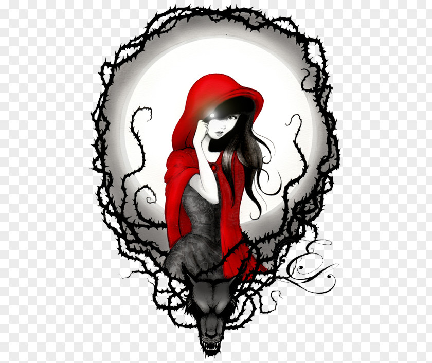 Little Red Riding Hood Big Bad Wolf Tattoo Fairy Tale Pernicious PNG