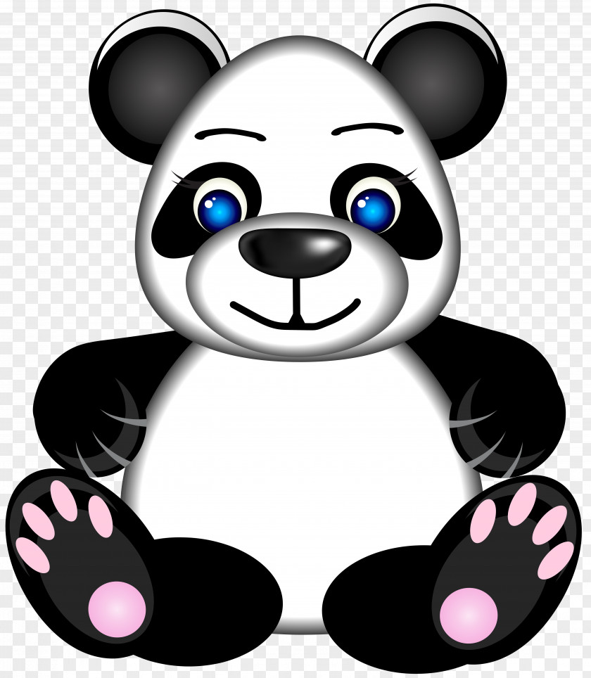 Panda Giant Bear Red Clip Art PNG
