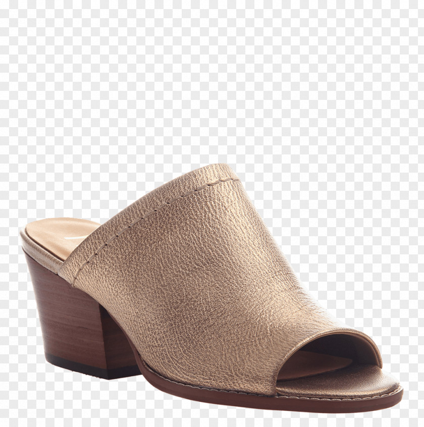 Sandal Suede Shoe Slide Mule PNG