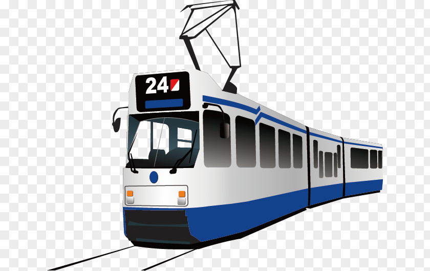 Beautifully Train Trams In Amsterdam Rail Transport Clip Art PNG