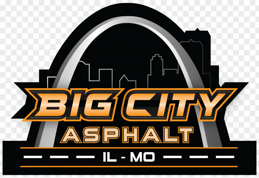 Big City Asphalt Concrete Sealcoat Logo PNG