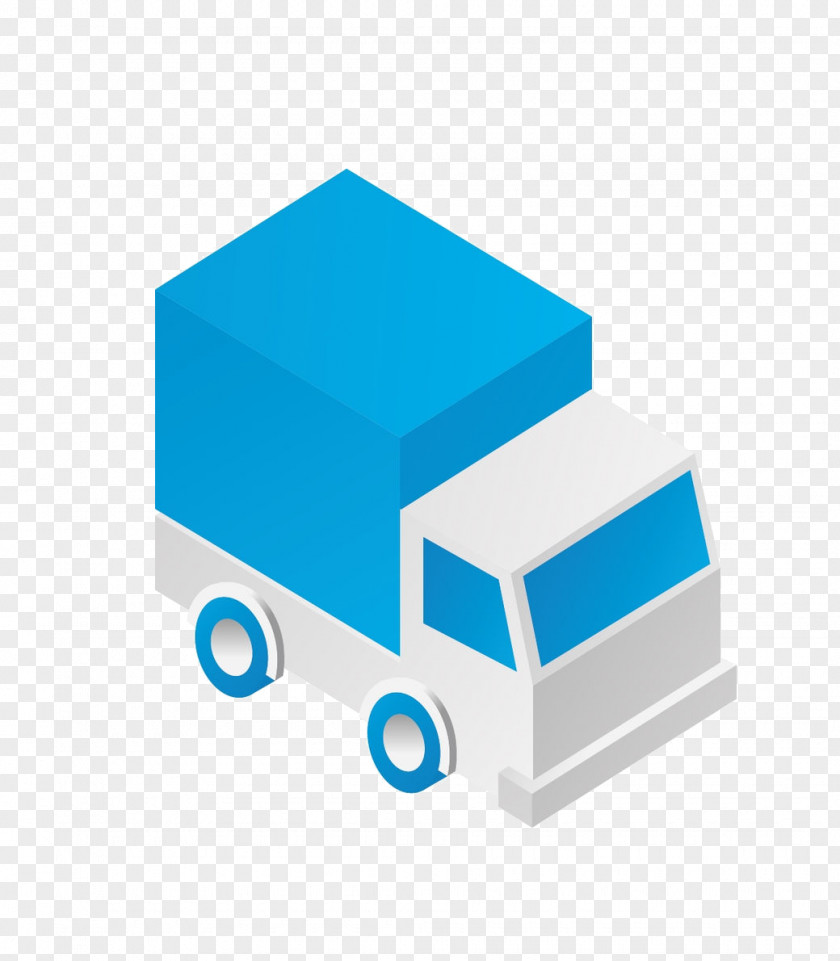 Blue Truck PNG