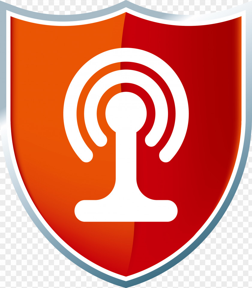 Creative Shield Wireless Logo Clip Art PNG