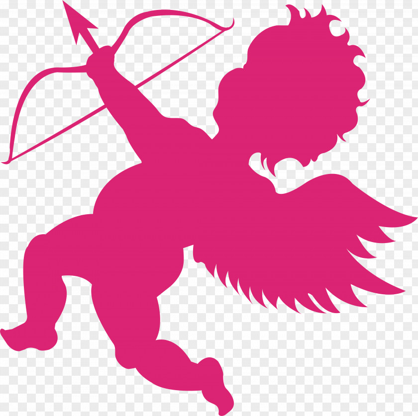 Cupid Pink Scrapbooking PNG