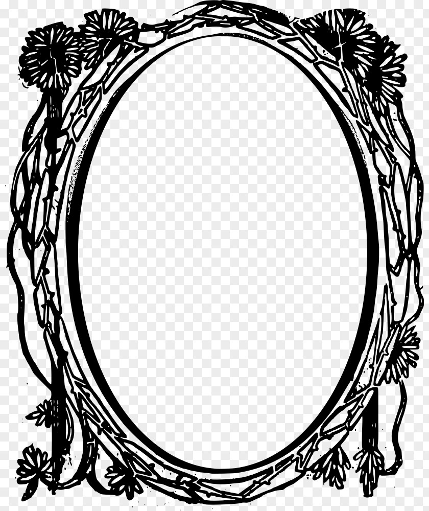 Flower Circle Frame Picture Frames Window Clip Art PNG