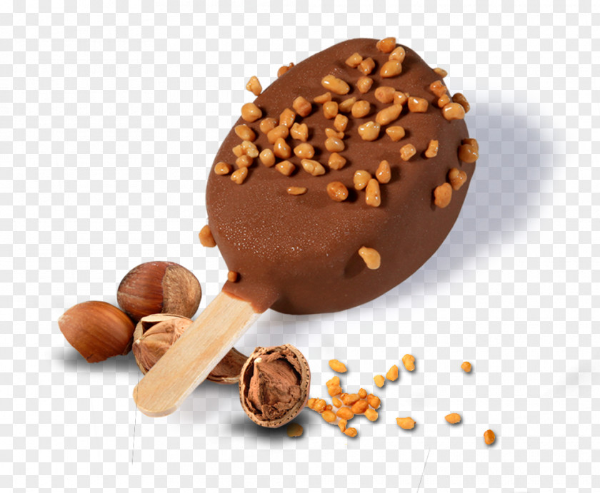 Ice Cream Chocolate-coated Peanut Chocolate Truffle Praline Bonbon PNG