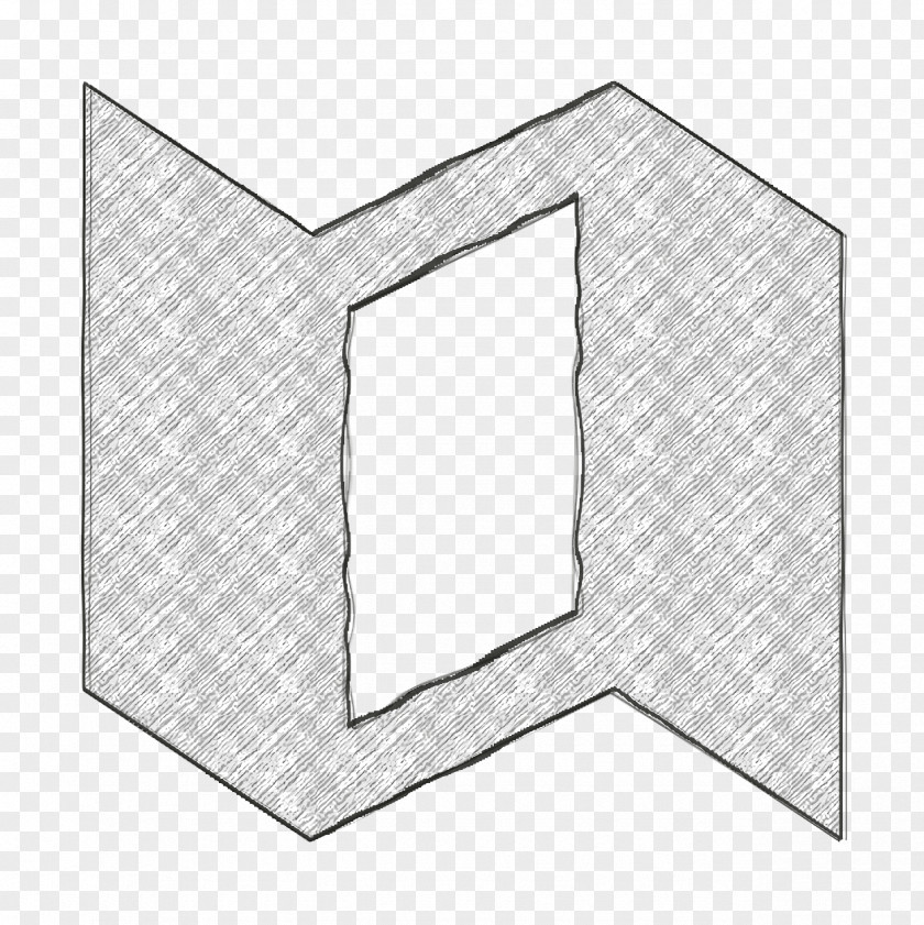 Rectangle Map Icon PNG