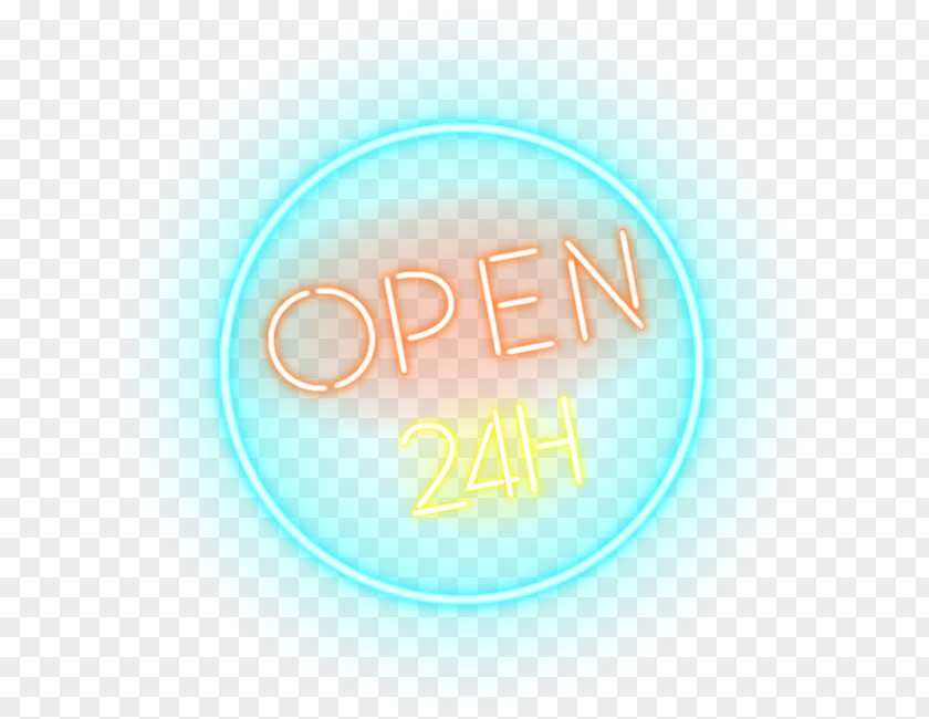Open 24 Hours Neon Sign Logo Stock Photography Brand Stock.xchng Font PNG