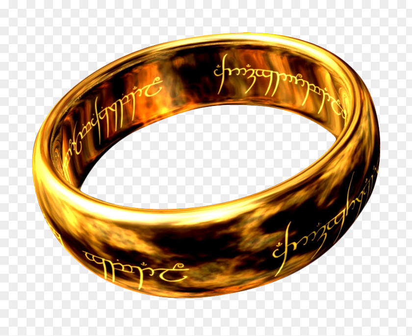 Ring The Lord Of Rings Bilbo Baggins Frodo One PNG