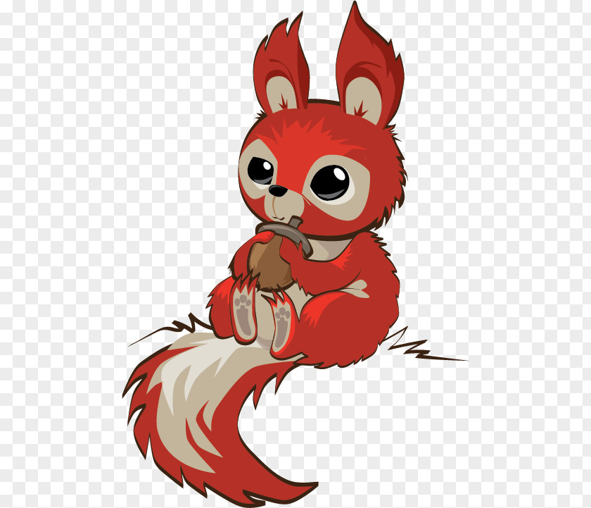Squirrel Whiskers Red Clip Art PNG