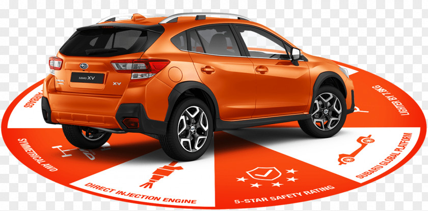 Subaru XV Compact Car Sport Utility Vehicle PNG