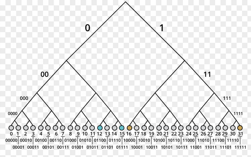 Binary Tree Search Exclusive Or Algorithm PNG
