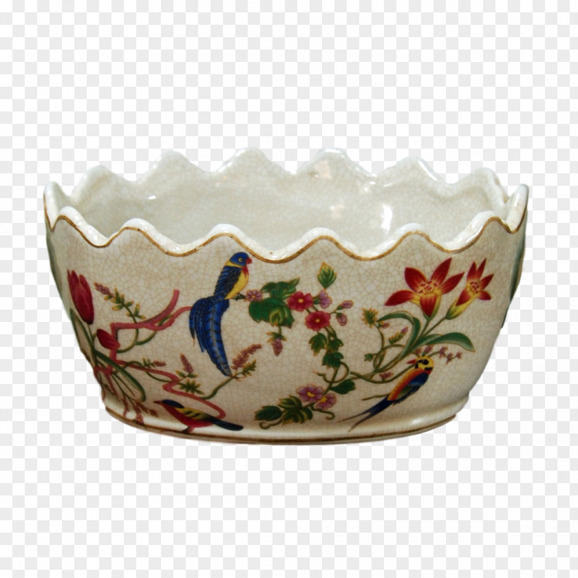 ChinA Floral Porcelain Bowl Chelsea Flowerpot Coari PNG