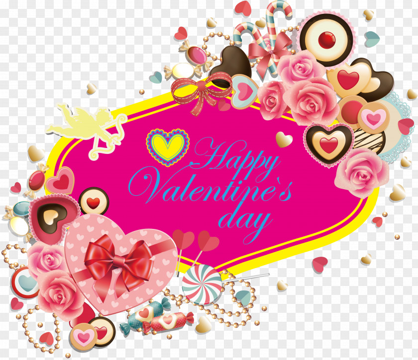 Valentine's Day Title Valentines Computer File PNG