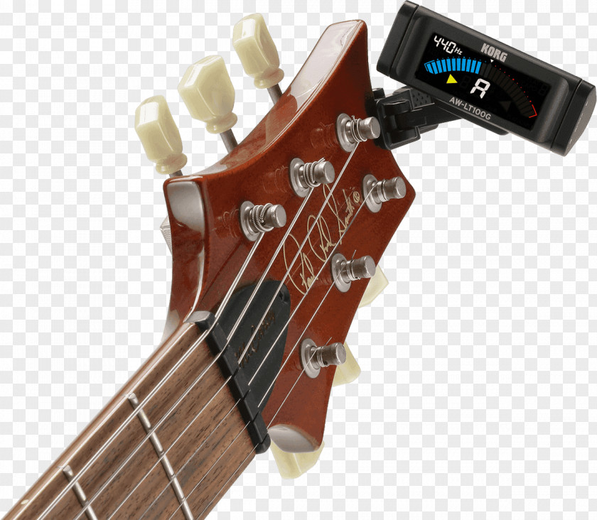 Bass Guitar Acoustic Electronic Tuner Korg PNG