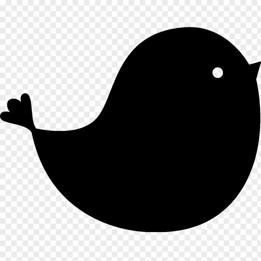 Bird Silhouette Drawing Beak Sticker PNG