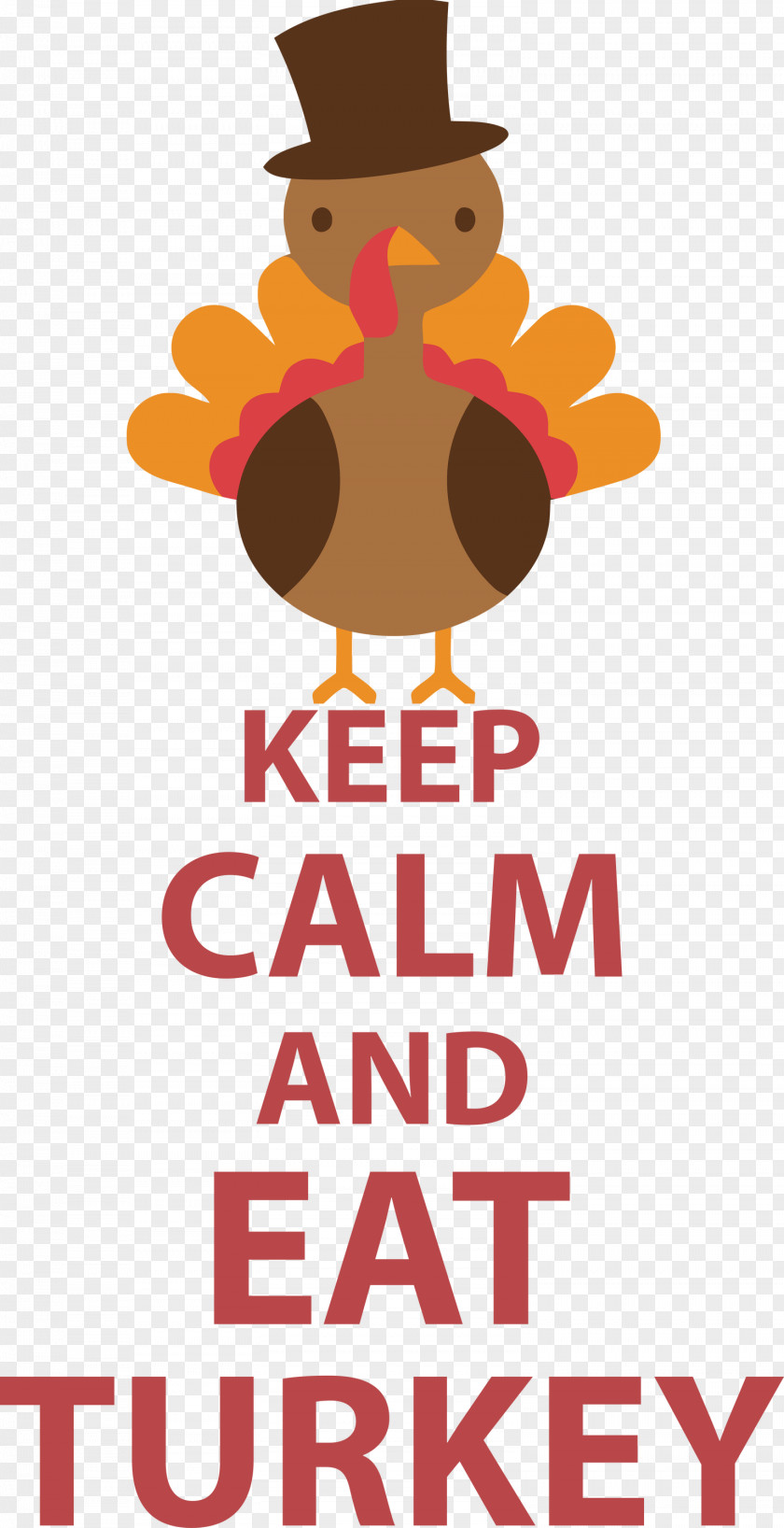 Eat Turkey Keep Calm Thanksgiving PNG