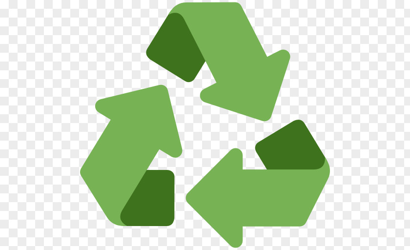 Emoji Recycling Symbol Paper PNG